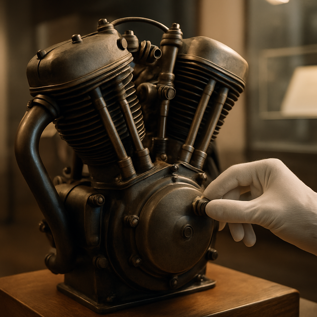 Konstruktion historischer Motorrad-Motoren: Smoky Mountain Museum