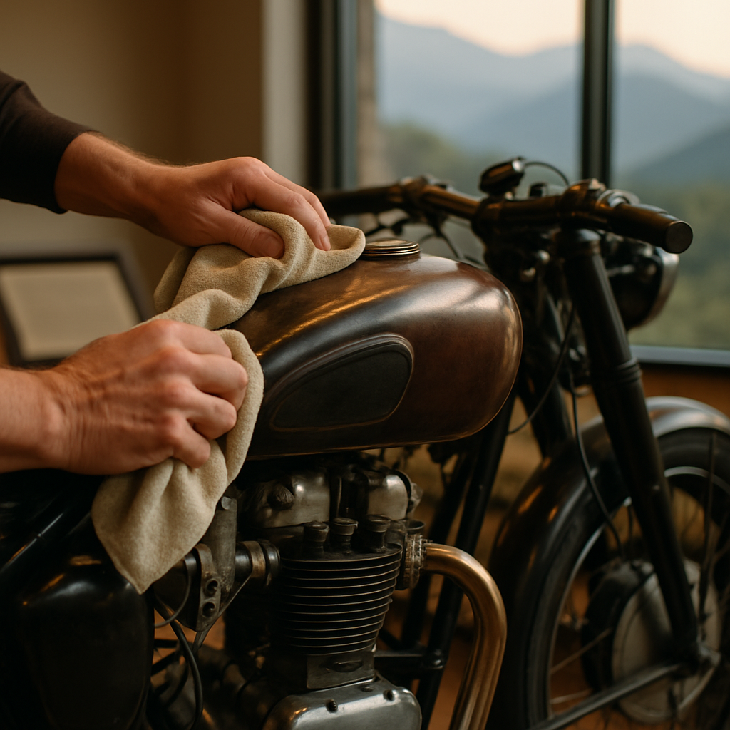 Historische Technik: Alte Motorräder im Smoky Mountain Museum