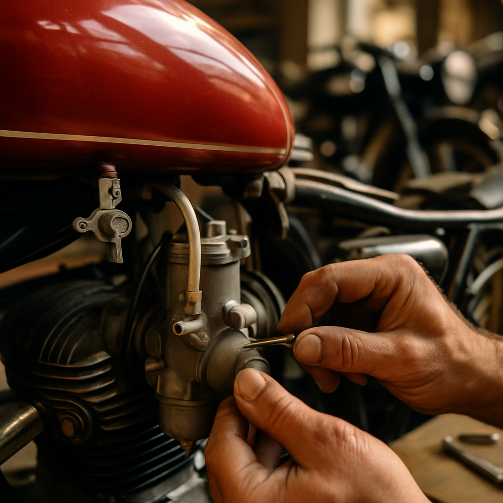 Brennstoffversorgung früher Motorräder – Smoky Mountain Museum